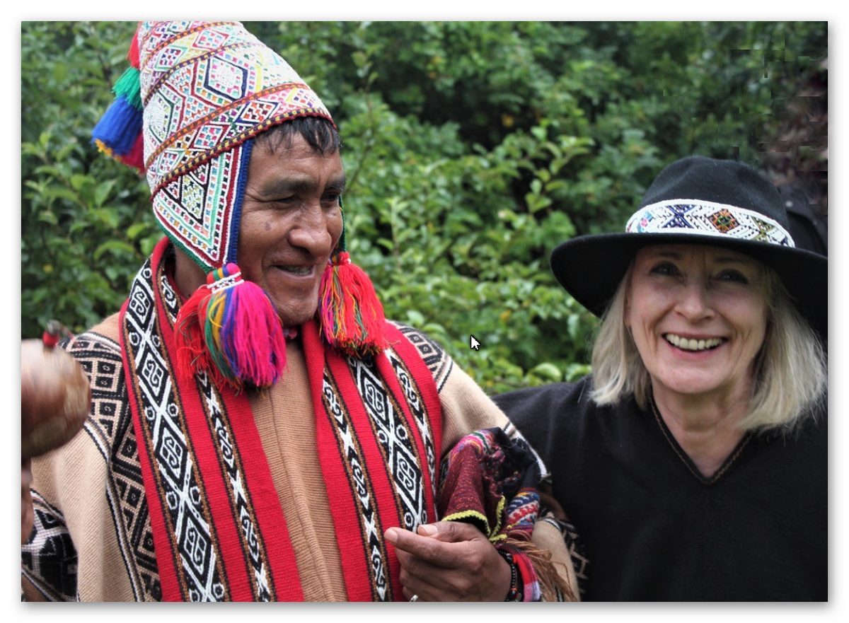 Renate Reimann mit Don Francesco